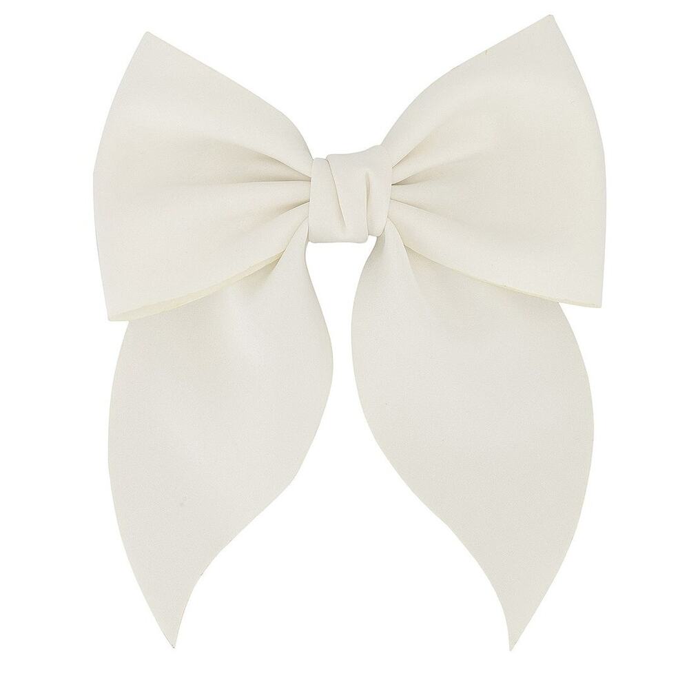 Lovers and Friends Betty Sateen Bow Bridal Wedding Statement Elegant White